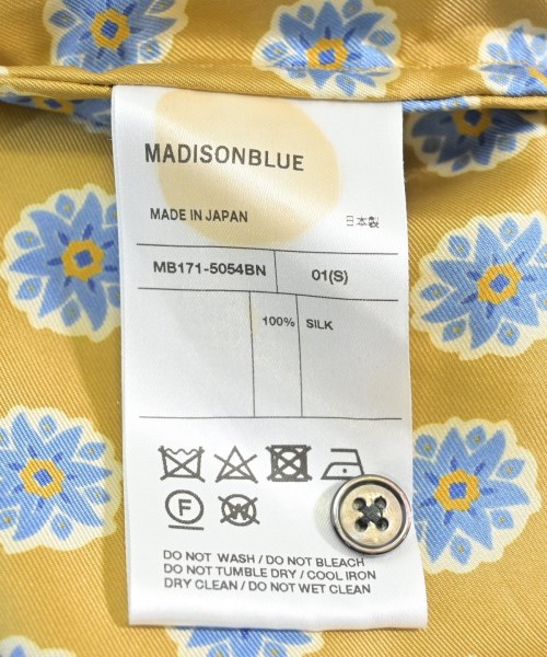 MADISON BLUE（マディソンブルー）カジュアルシャツ 黄 サイズ:01(S位) レディース/2200655727040