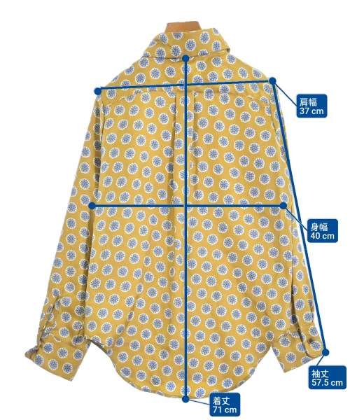 MADISON BLUE（マディソンブルー）カジュアルシャツ 黄 サイズ:01(S位) レディース/2200655727040