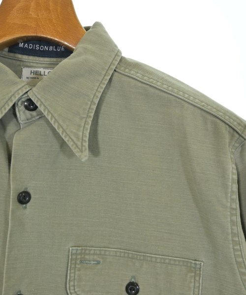 MADISON BLUE（マディソンブルー）カジュアルシャツ カーキ サイズ:S メンズ/2200660789217