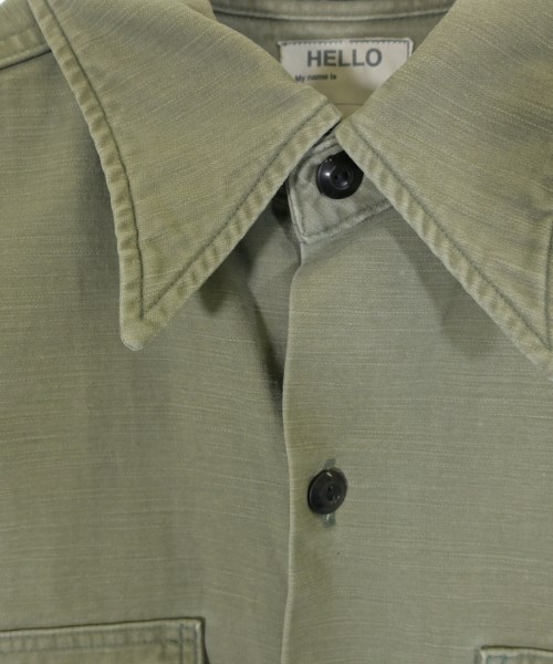 MADISON BLUE（マディソンブルー）カジュアルシャツ カーキ サイズ:S メンズ/2200660789217