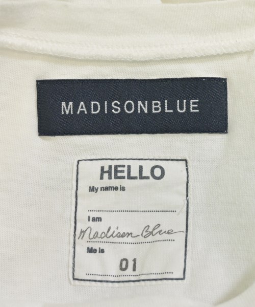 MADISON BLUE（マディソンブルー）Tシャツ・カットソー 白 サイズ:01(S位) レディース/2200712490252
