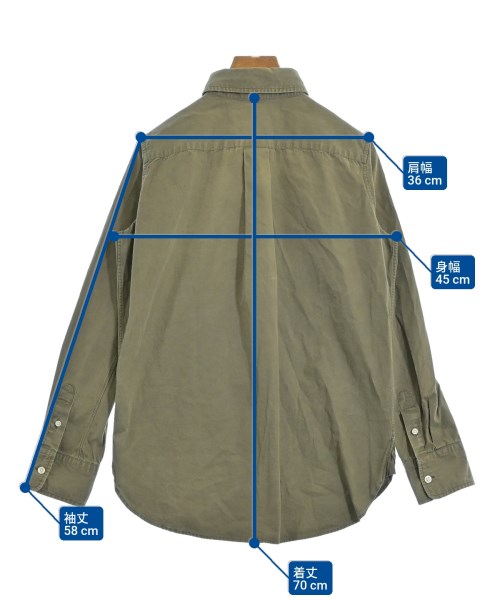 MADISON BLUE（マディソンブルー）カジュアルシャツ カーキ サイズ:1(S位) レディース/2200643943087