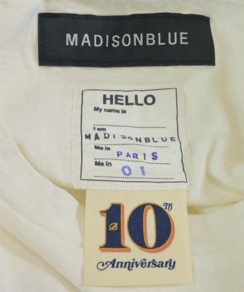 MADISON BLUE（マディソンブルー）Tシャツ・カットソー 白 サイズ:01(S位) レディース/2200653121031