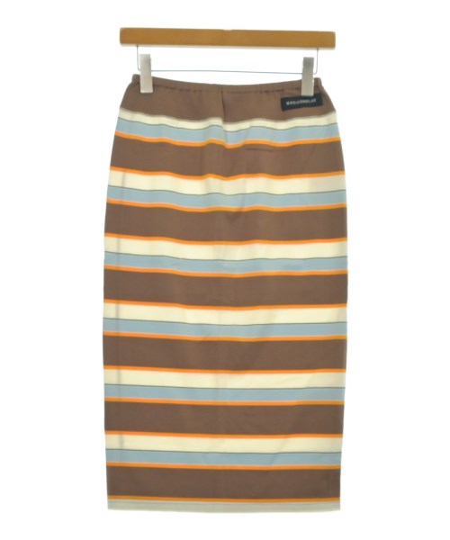 MADISON BLUE(マディソンブルー)ひざ丈スカート 茶 サイズ:1(S位)/2200653121222
