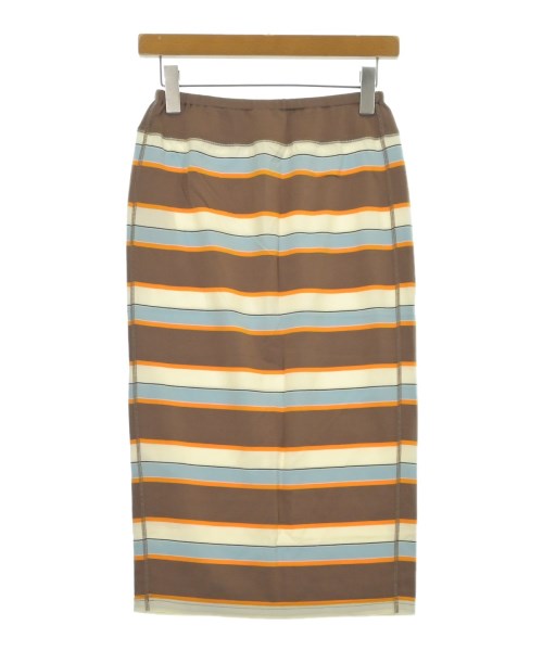 MADISON BLUE（マディソンブルー）ひざ丈スカート 茶 サイズ:1(S位) レディース/2200653121222