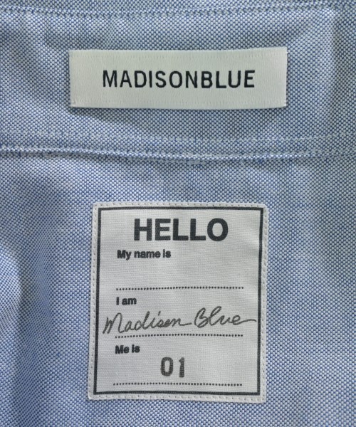 MADISON BLUE（マディソンブルー）カジュアルシャツ 青 サイズ:1(S位) レディース/2200645465068