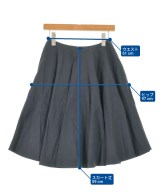 MADISON BLUE（マディソンブルー）ひざ丈スカート 紺 サイズ:1(S位) レディース/2200645465082