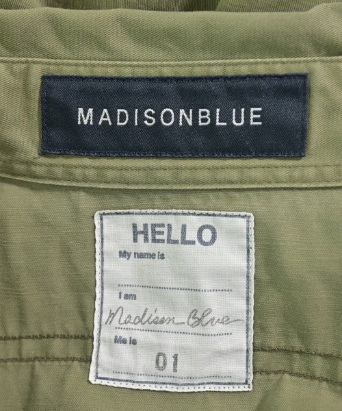 MADISON BLUE（マディソンブルー）カジュアルシャツ カーキ サイズ:1(S位) レディース/2200704892156