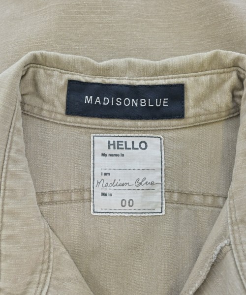 MADISON BLUE（マディソンブルー）カジュアルシャツ ベージュ サイズ:00(XS位) メンズ/2200667211070