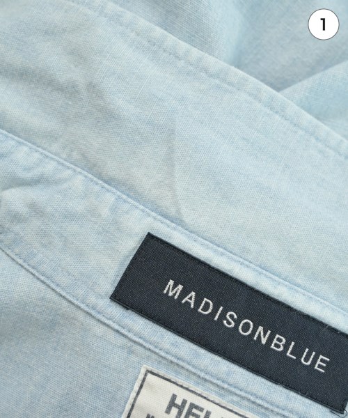 MADISON BLUE（マディソンブルー）カジュアルシャツ 青 サイズ:0(XS位) レディース/2200732540036