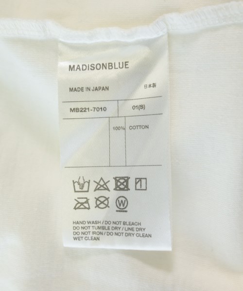 MADISON BLUE（マディソンブルー）Tシャツ・カットソー 白 サイズ:01(S位) レディース/2200721662060