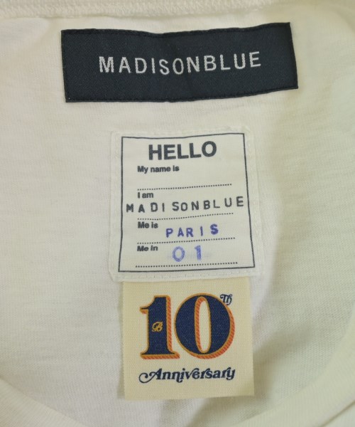 MADISON BLUE（マディソンブルー）Tシャツ・カットソー 白 サイズ:01(S位) レディース/2200722460566