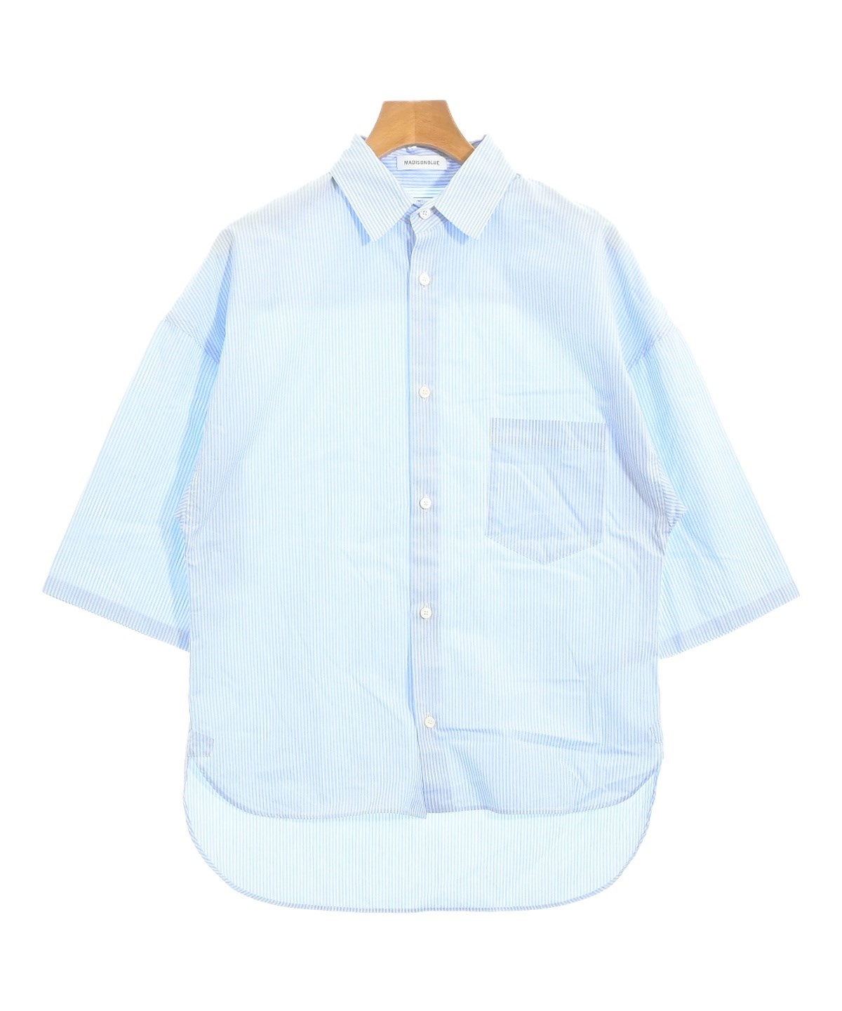 MADISONBLUE シャツ MADISON BLUE（マディソンブルー）カジュアルシャツ 青 サイズ:01(S位