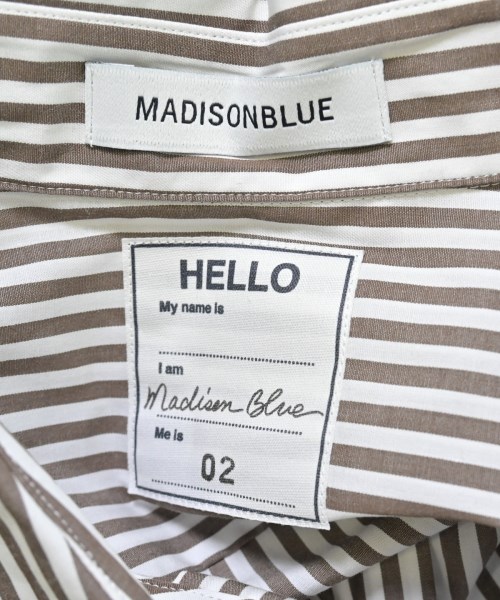 MADISON BLUE（マディソンブルー）ブラウス 茶 サイズ:2(M位) レディース/2200691607665