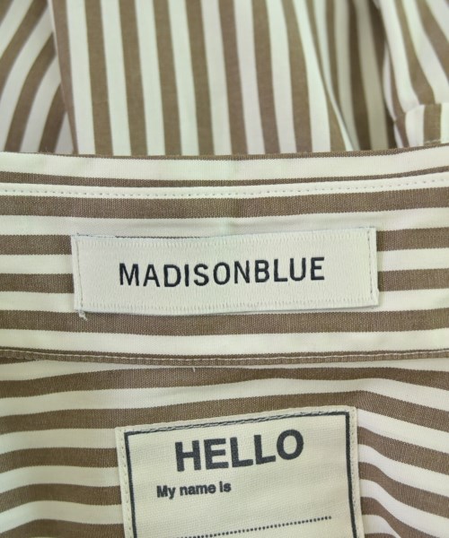 MADISON BLUE（マディソンブルー）カジュアルシャツ 茶 サイズ:02(M位) レディース/2200691627113