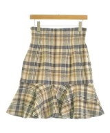 ME&ME COUTURE（ミーアンドミークチュール）ひざ丈スカート ベージュ サイズ:1(S位) レディース/2200628152039