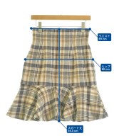 ME&ME COUTURE（ミーアンドミークチュール）ひざ丈スカート ベージュ サイズ:1(S位) レディース/2200628152039