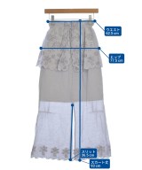 ME&ME COUTURE（ミーアンドミークチュール）ロング・マキシ丈スカート 紫 サイズ:0(XS位) レディース/2200604790064