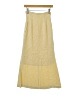 ME&ME COUTURE（ミーアンドミークチュール）ロング・マキシ丈スカート 黄 サイズ:0(XS位) レディース/2200653708065