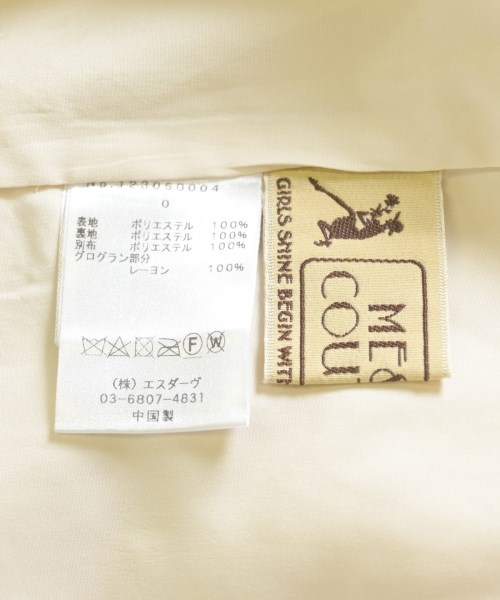 ME&ME COUTURE（ミーアンドミークチュール）ワンピース 白 サイズ:0(XS位) レディース/2200683567021