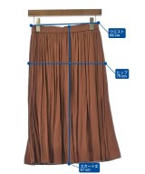 monable（モナブル）ロング・マキシ丈スカート 茶 サイズ:36(S位) レディース/2200697166050