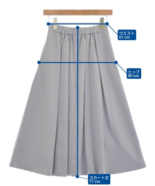 Couture brooch（クチュールブローチ）ひざ丈スカート 紫 サイズ:36(S位) レディース/2200631742036