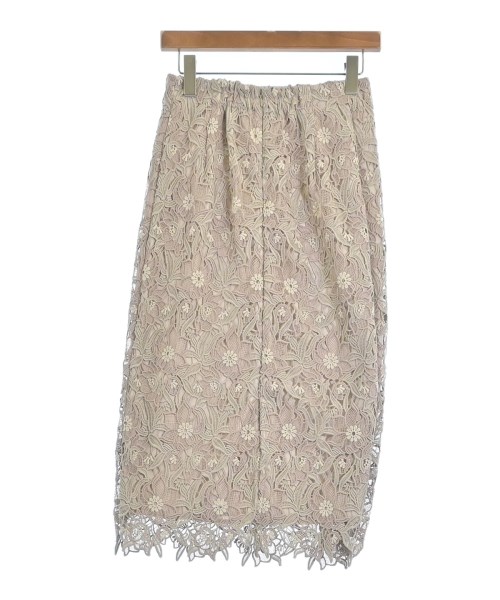 Couture brooch（クチュールブローチ）ロング・マキシ丈スカート ベージュ サイズ:38(M位) レディース/2200623056059