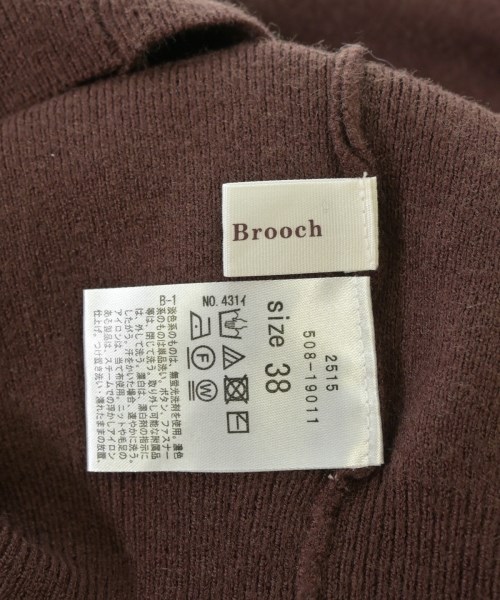 Couture brooch（クチュールブローチ）ニット・セーター 茶 サイズ:38(M位) レディース/2200623056073
