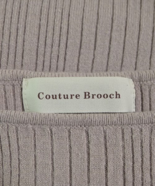 Couture brooch（クチュールブローチ）ニット・セーター 紫 サイズ:38(M位) レディース/2200623056103