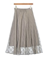 Couture brooch（クチュールブローチ）ロング・マキシ丈スカート ベージュ サイズ:38(M位) レディース/2200636983205