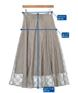 Couture brooch（クチュールブローチ）ロング・マキシ丈スカート ベージュ サイズ:38(M位) レディース/2200636983205