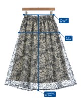 Couture brooch（クチュールブローチ）ひざ丈スカート グレー サイズ:38(M位) レディース/2200629383067