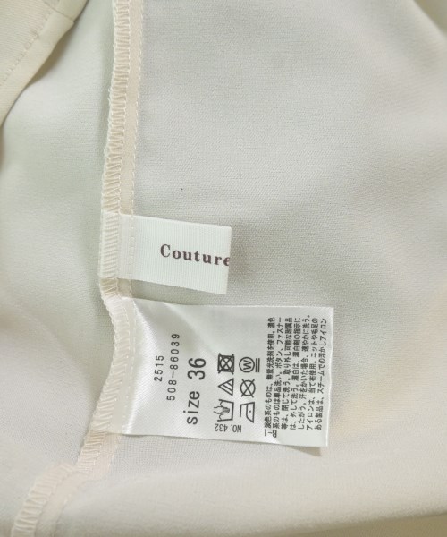 Couture brooch（クチュールブローチ）ブラウス 白 サイズ:36(S位) レディース/2200632771103