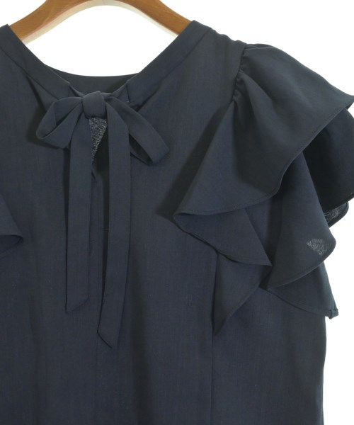 Couture brooch（クチュールブローチ）ブラウス 紺 サイズ:36(S位) レディース/2200632771110