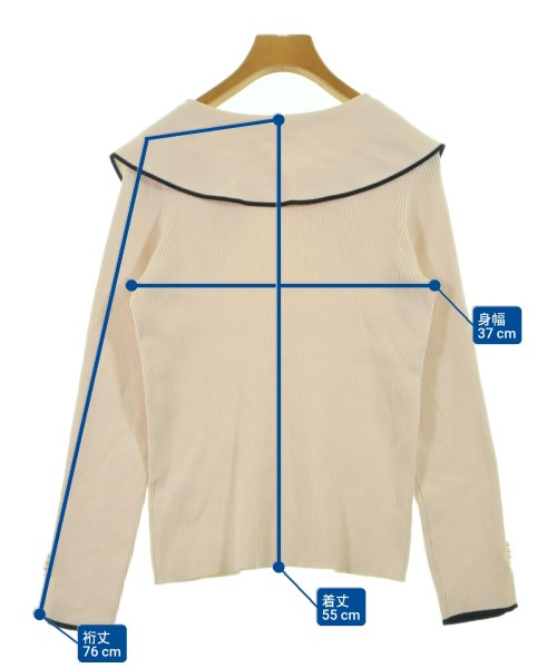 Couture brooch（クチュールブローチ）ニット・セーター ベージュ サイズ:38(M位) レディース/2200617153085