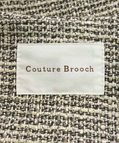 Couture brooch（クチュールブローチ）ノーカラージャケット 黒 サイズ:36(S位) レディース/2200614806021
