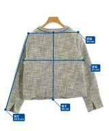 Couture brooch（クチュールブローチ）ノーカラージャケット 黒 サイズ:36(S位) レディース/2200614806021