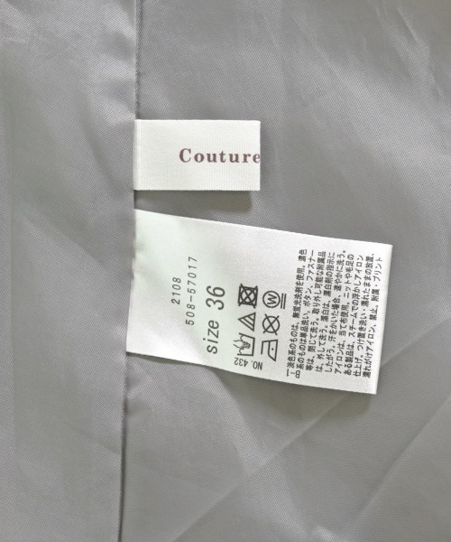 Couture brooch（クチュールブローチ）ワンピース グレー サイズ:36(S位) レディース/2200614806052