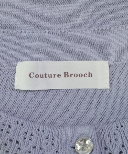Couture brooch（クチュールブローチ）カーディガン 紫 サイズ:38(M位) レディース/2200614014013