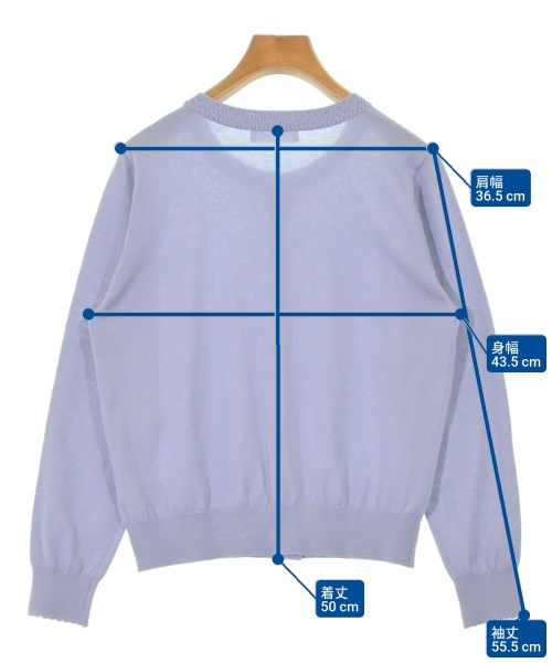 Couture brooch（クチュールブローチ）カーディガン 紫 サイズ:38(M位) レディース/2200614014013