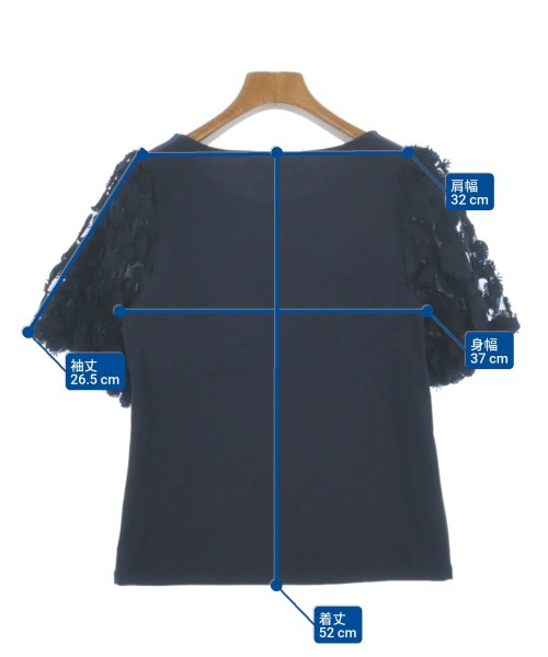 Couture brooch（クチュールブローチ）Tシャツ・カットソー 紺 サイズ:36(S位) レディース/2200614645088