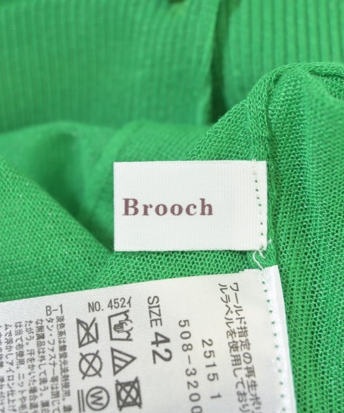 Couture brooch（クチュールブローチ）カーディガン 緑 サイズ:F レディース/2200605058026