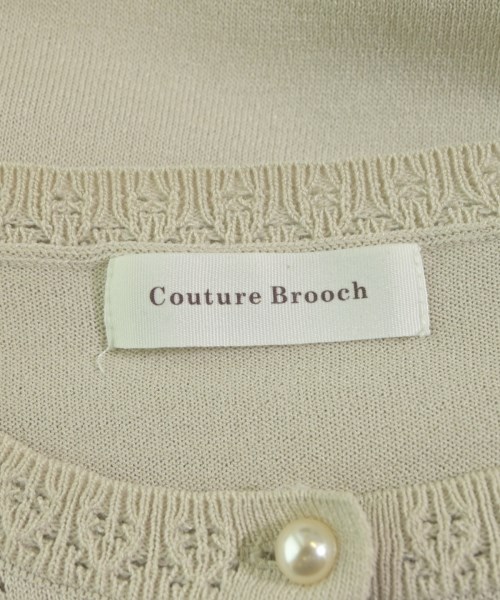 Couture brooch（クチュールブローチ）カーディガン ベージュ サイズ:38(M位) レディース/2200606289030