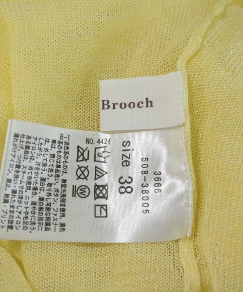 Couture brooch（クチュールブローチ）カーディガン 黄 サイズ:38(M位) レディース/2200599965072