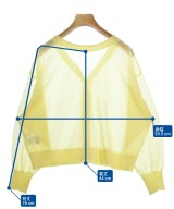 Couture brooch（クチュールブローチ）カーディガン 黄 サイズ:38(M位) レディース/2200599965072