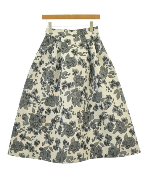 Couture brooch(クチュールブローチ)ロング・マキシ丈スカート 白 サイズ:38(M位)/2200672857027