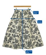 Couture brooch（クチュールブローチ）ロング・マキシ丈スカート 白 サイズ:38(M位) レディース/2200672857027