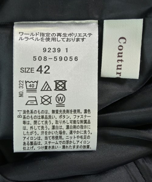 Couture brooch（クチュールブローチ）ワンピース 紺 サイズ:42(L位) レディース/2200675367042