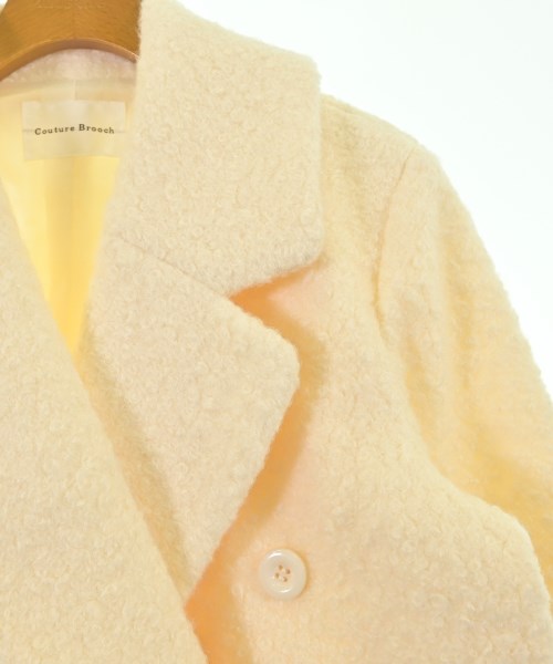Couture brooch（クチュールブローチ）ピーコート 白 サイズ:42(L位) レディース/2200675367066