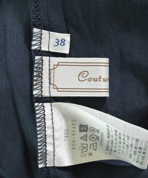 Couture brooch（クチュールブローチ）ブラウス 紺 サイズ:38(M位) レディース/2200682070119